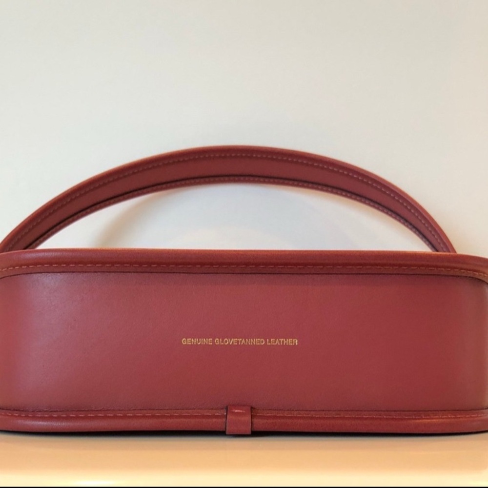 NWT Coach C0638 Glovetanned Leather Swinger Bag with 2 Straps - Rouge, Authentic - Picture 3 of 8